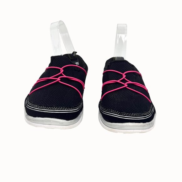 Danskin Now Women's Black Mesh Memory Foam Slip-On Shoes Size 9 - Picture 5 of 8